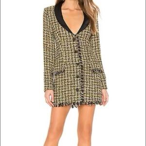 NBD tweed mini suit dress. Fully lined and fabulous! New with tags - size xs